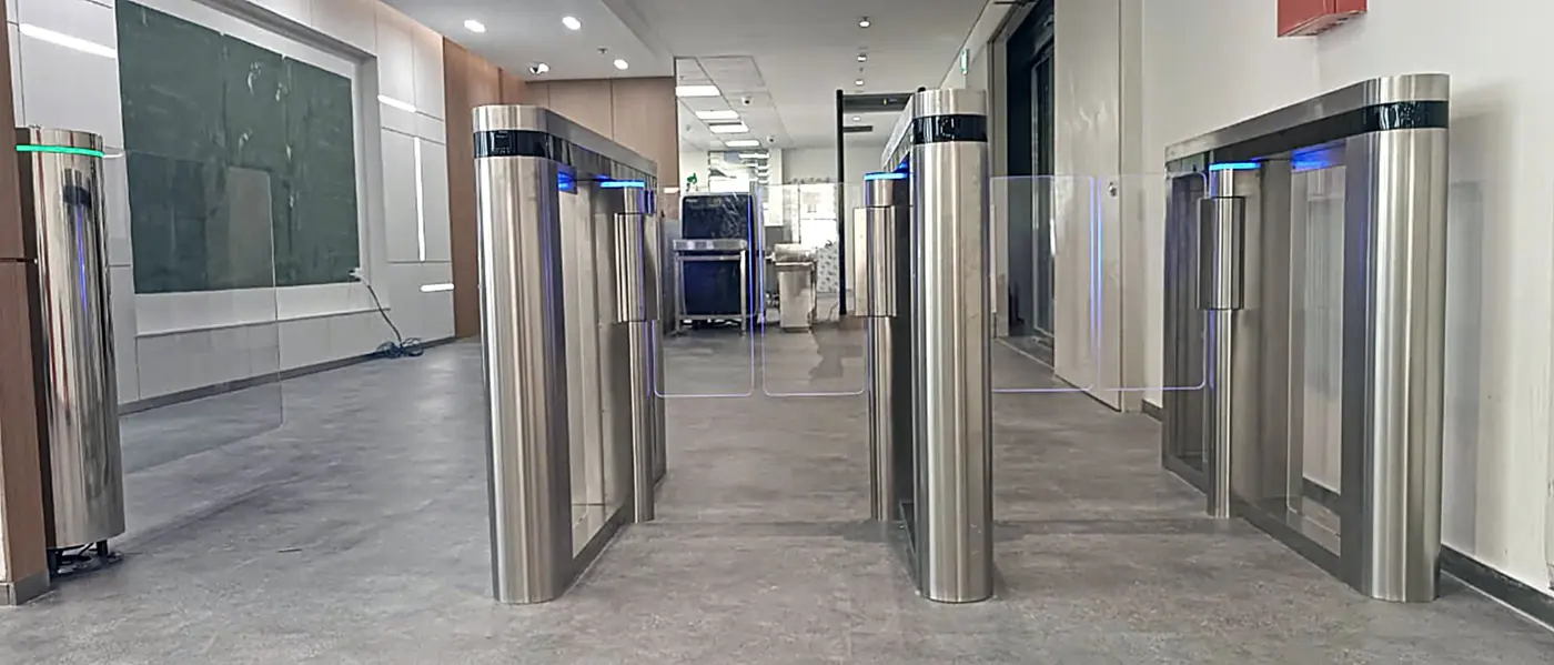 Speed gate installation